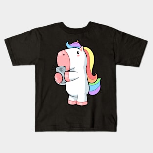 Unicorn Selfie Kids T-Shirt